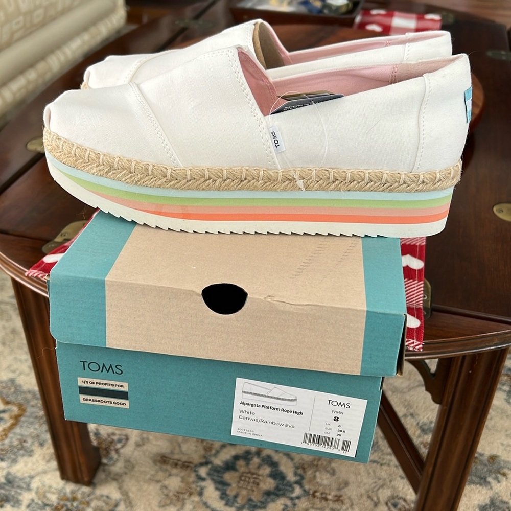Toms Alpargata Platform Rope High
